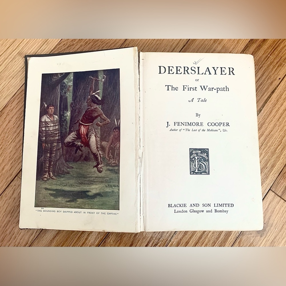 The Deerslayer, or The First War-path Hardcover Book